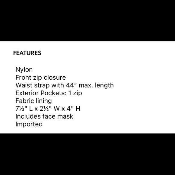 Madden Girl Versatile handbag/crossbody bag & face mask duo NEW - Picture 5 of 5